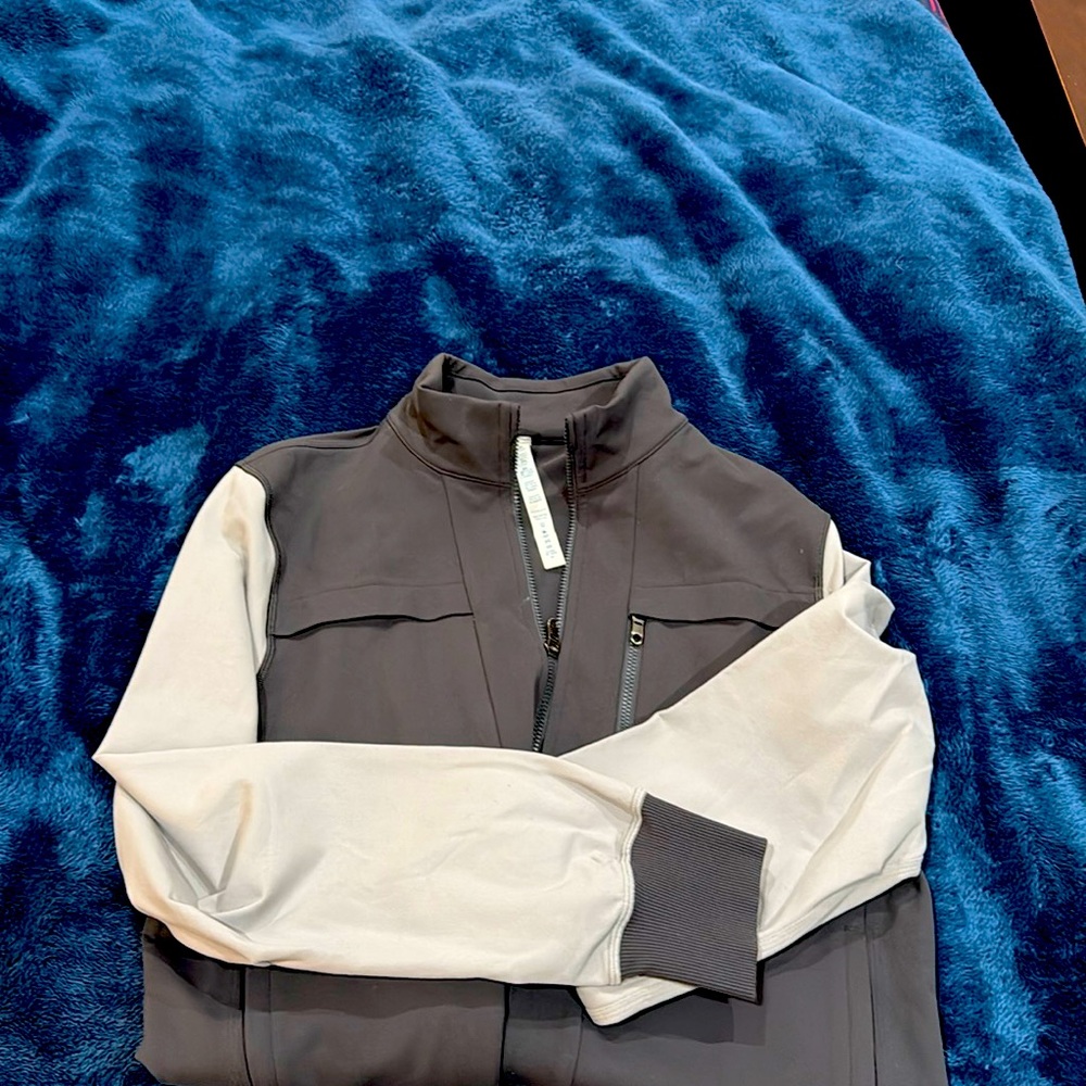 Men’s Lululemon, Grey Zip Up Jacket, XL